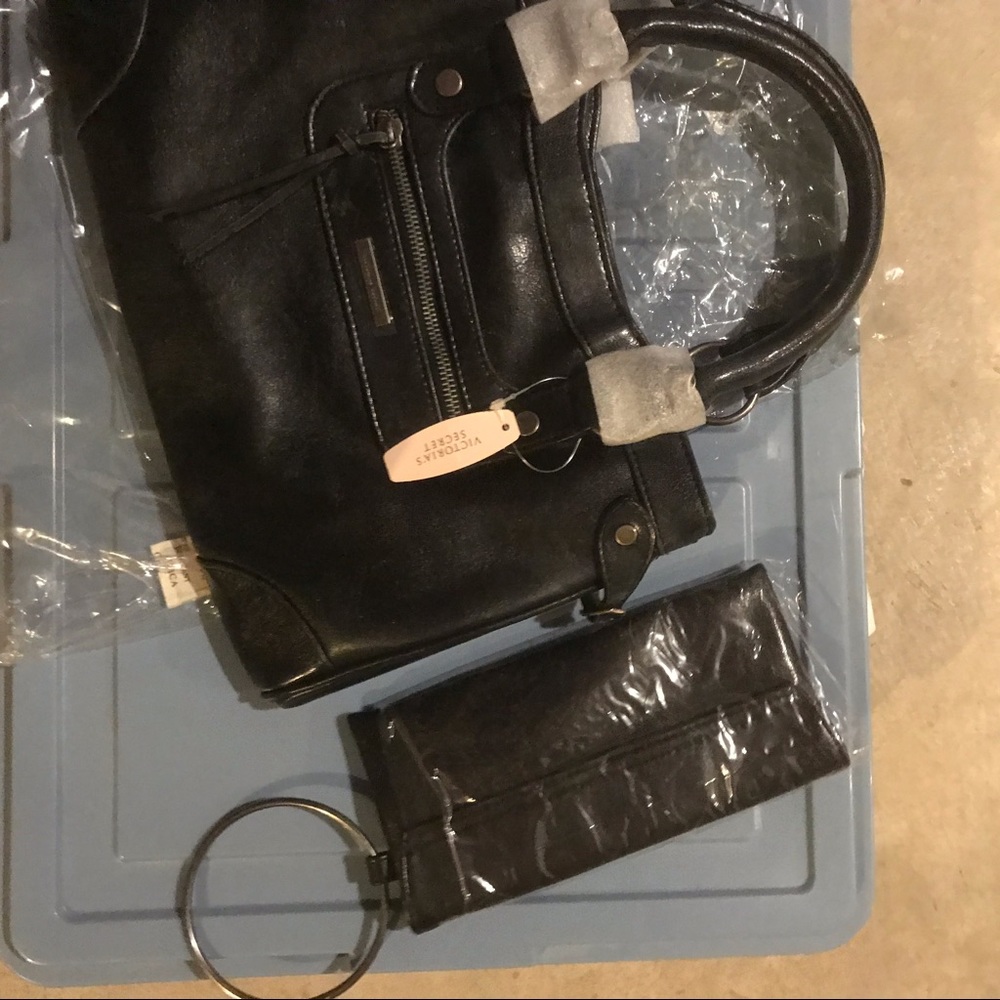 Victoria Secret vintage black bag plus clutch - Picture 4 of 8
